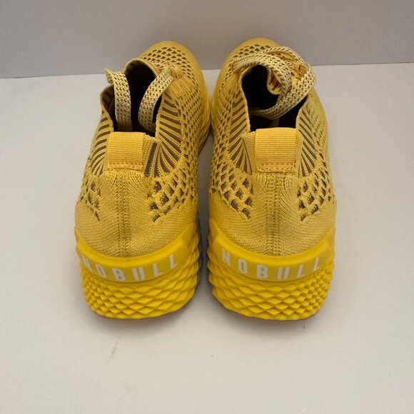 NoBull Men\'s Diamond Knit Yellow Runner Sneakers Size 10M 11.5W main image 8